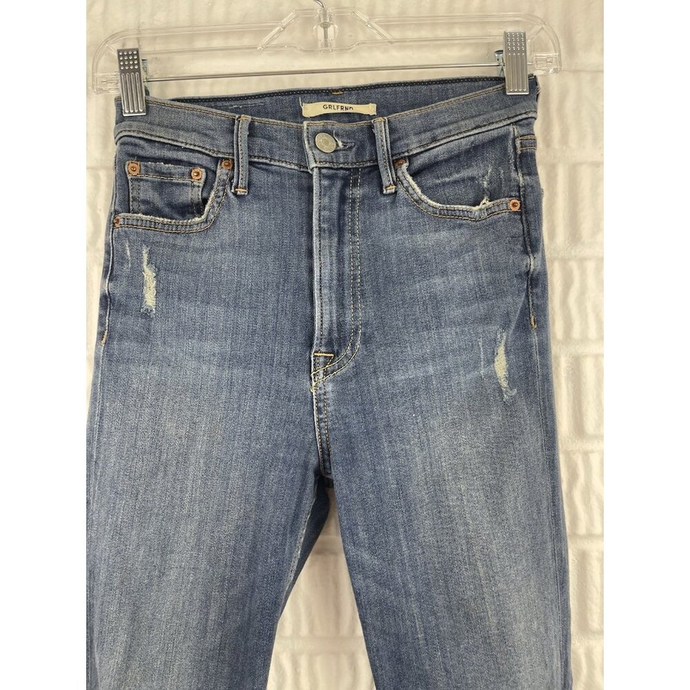 GRLFRND Jeans Size 24 Kendall You Me Against The World Wash Revolve - Picture 5 of 9